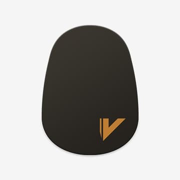 Thickness ≈ 0.8 mm. Usually black